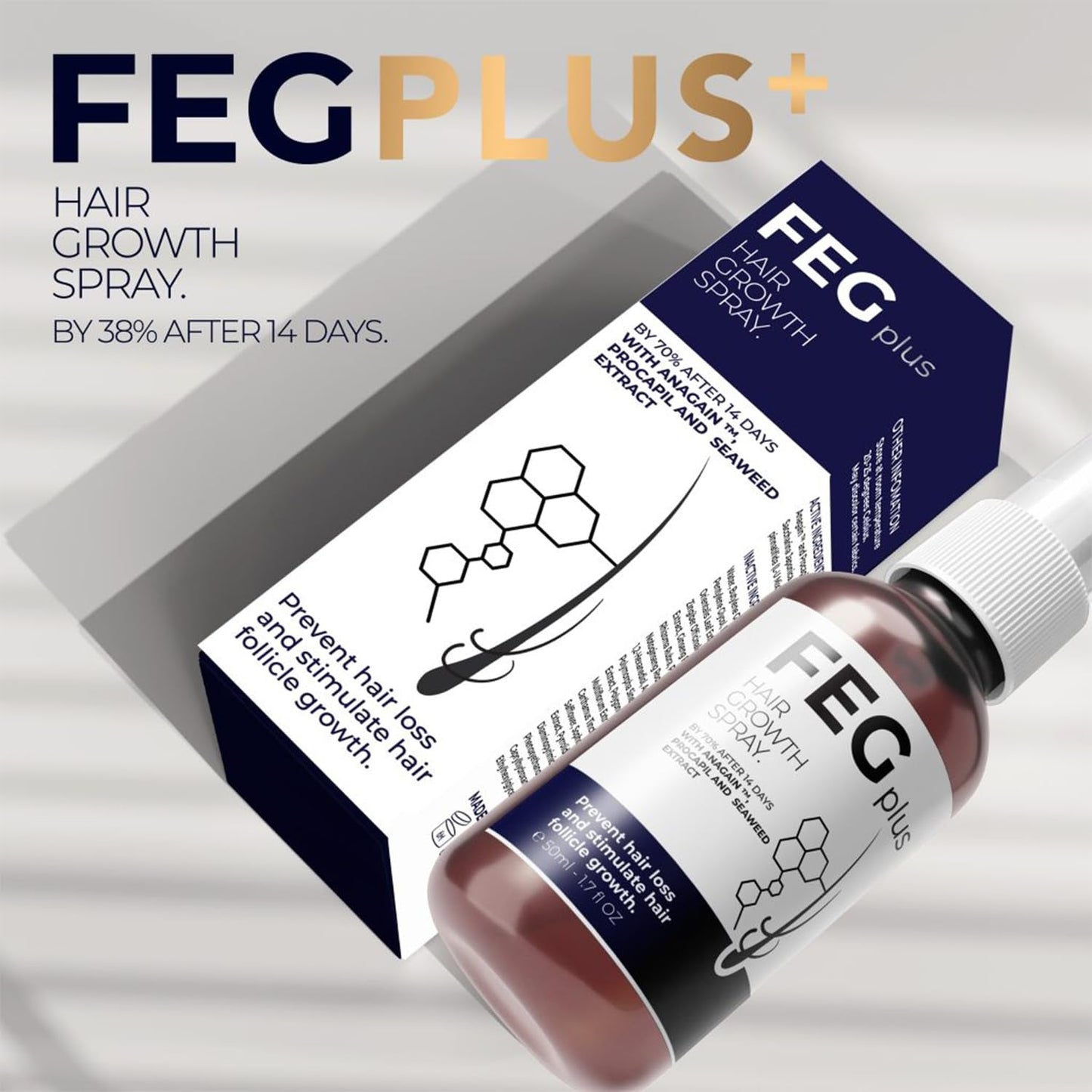 FEG Plus Natural Hair Growth Spray: Nourish Your Scalp for Lush, Vibrant Hair