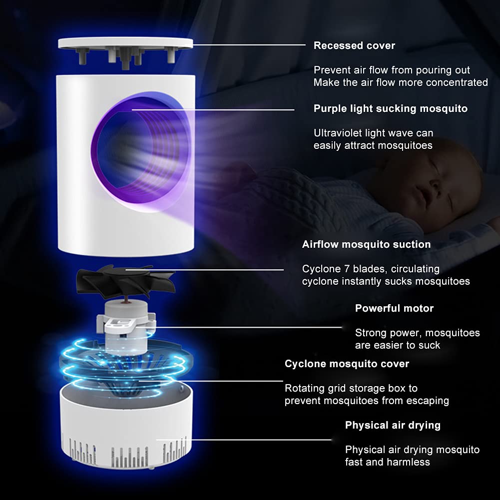 Silent Mosquito Killer Lamp – Peaceful Sleep