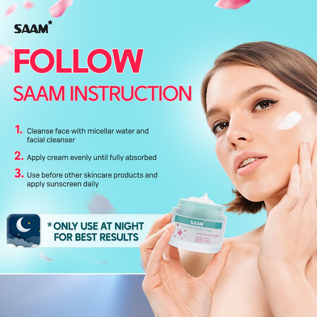SAAM Face Cream for Melasma, Freckles & Dark Spots