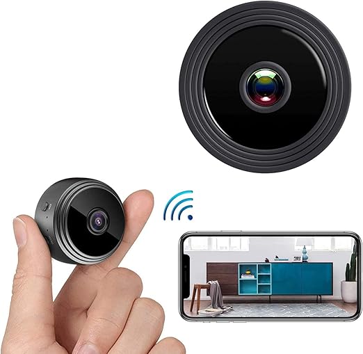 A9 Mini Wireless WiFi Hidden Security Camera - 1080P HD with Night Vision & Motion Detection