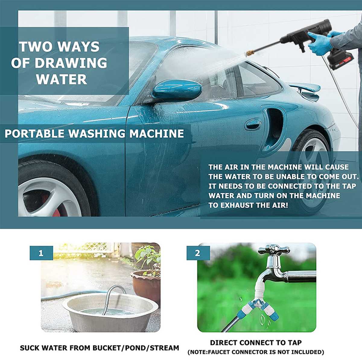 50% Off Discount Car Pressure Washer High-Powered Performance