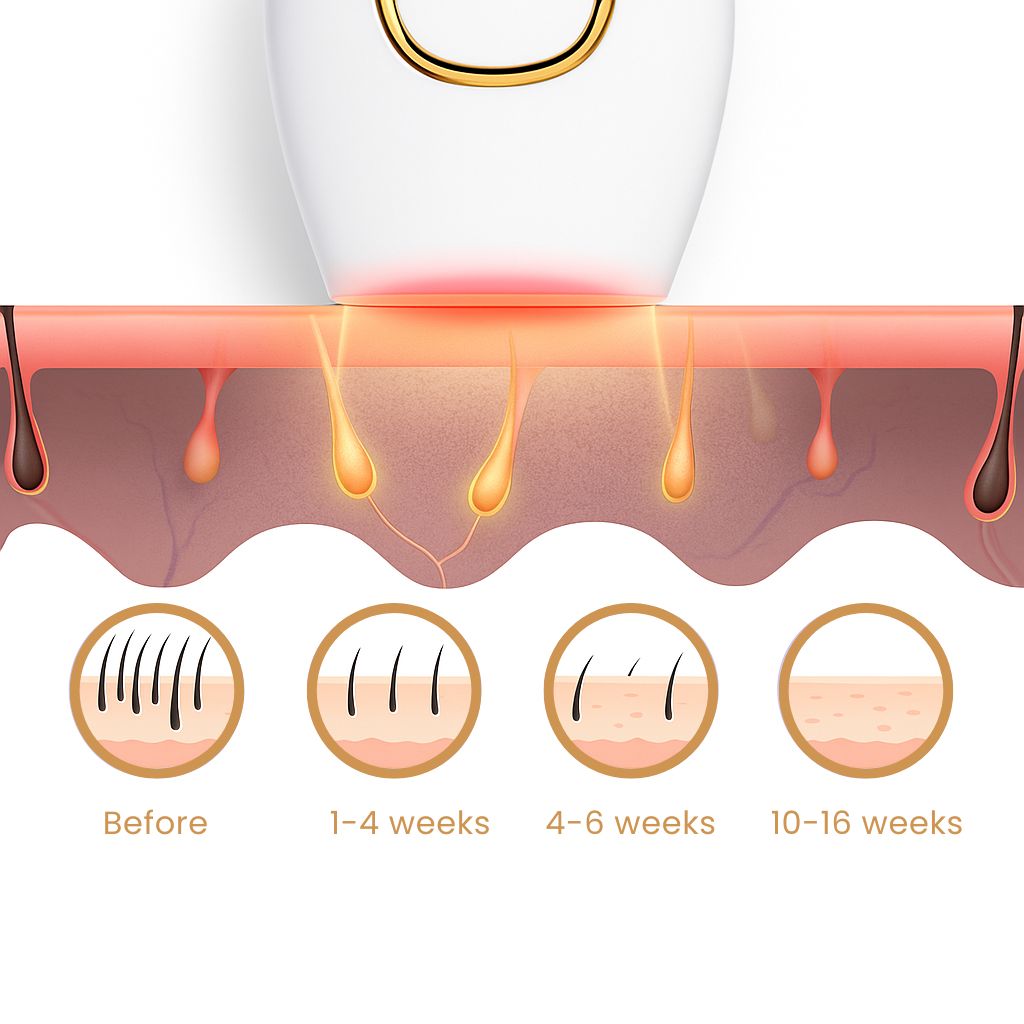 IPL LASER HAIR REMOVAL : Mini Laser Hair Removal
