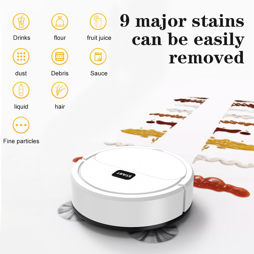 Automatic Portable Mini Home Floor Robotic Vacuum Cleaner