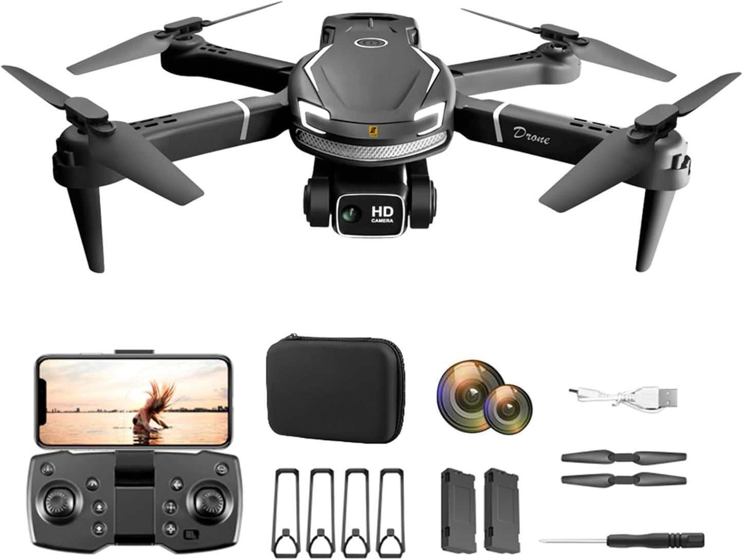 E88 4K Drone 1080P HD Dual Camera