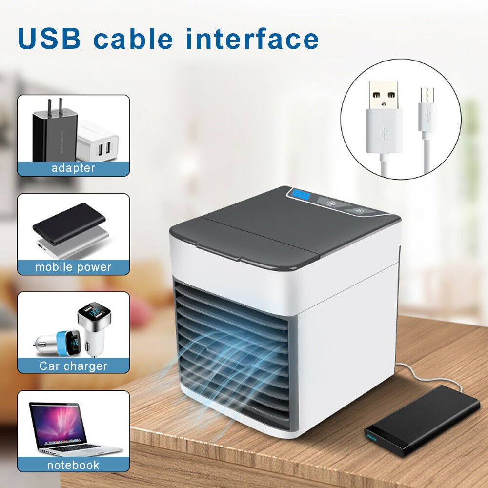 Portable Air Cooler 3-in-1 (Cooling, Humidifying, and Air Purifying)