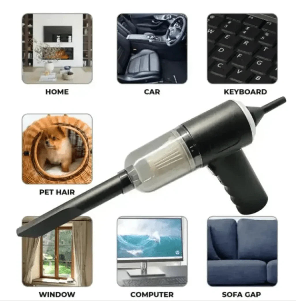 Wireless Car Vacuum Cleaner - Portable & Powerful
