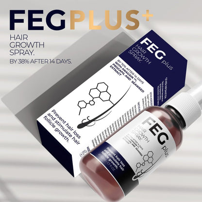 FEG Plus Natural Hair Growth Spray: Nourish Your Scalp for Lush, Vibrant Hair