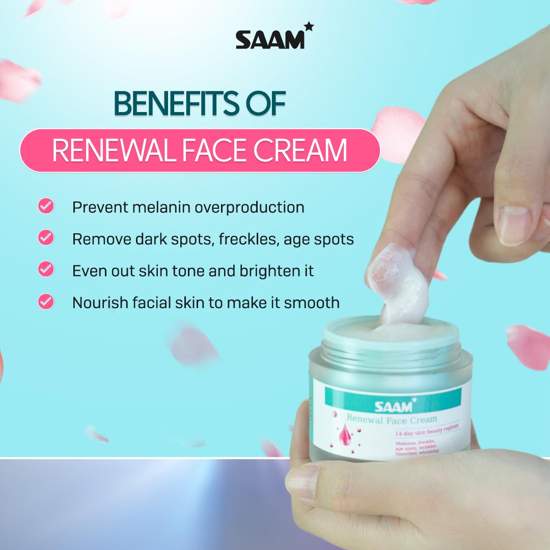 SAAM Face Cream for Melasma, Freckles & Dark Spots