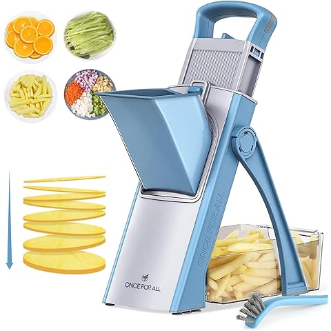 Multifunction Vegetable Slicer - Once For All Upgrade Safe Mandoline Slicer Plus