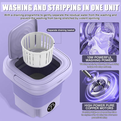 UNICASA ( Upgraded ) ™ Portable Washing Machine,11L Foldable Mini Washing Machine