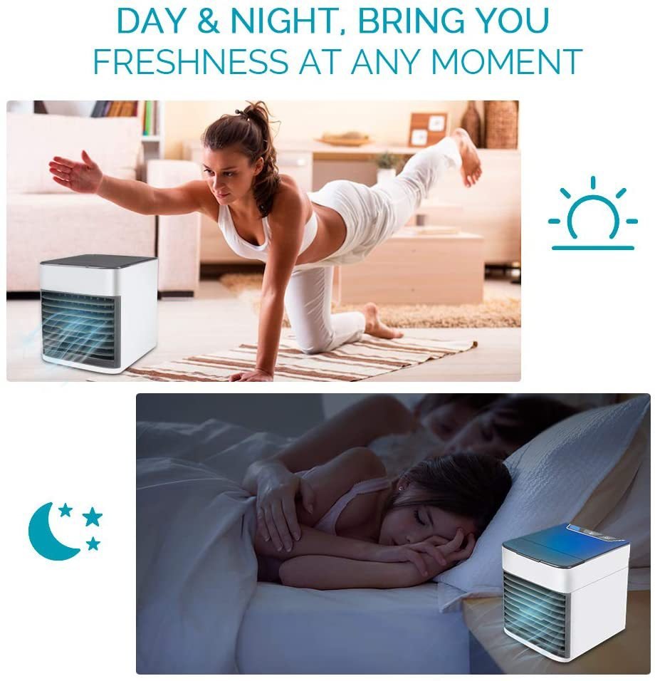Portable Air Cooler 3-in-1 (Cooling, Humidifying, and Air Purifying)